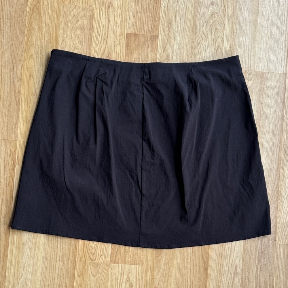 TORRID NWT size 20 2X Deep Black mini bengaline bow detail Skirt NEW - Picture 6 of 6